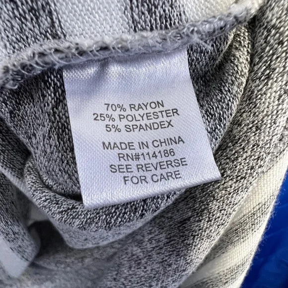 NWOT |•PEYTON PRIMROSE•| Super SOFT Oversize Split Back Striped Long Sleeve - Picture 12 of 14